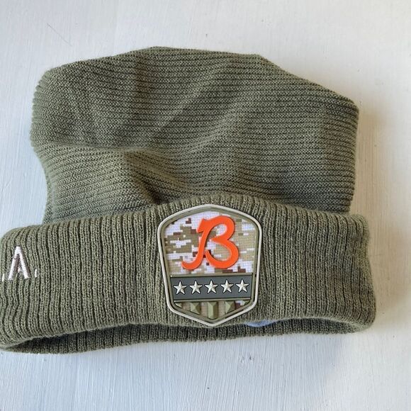 NFL Bears Authentic Military Lined Beanie - Picture 1 of 8